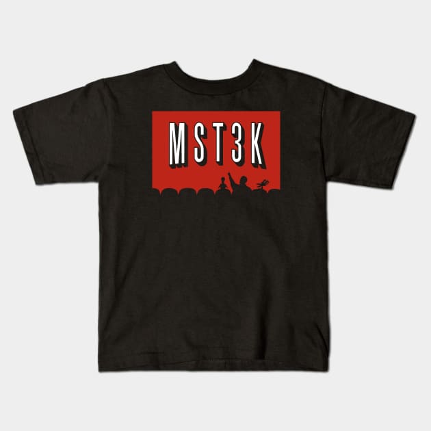 MST3K on Netflix Logo Kids T-Shirt by cedownes.design